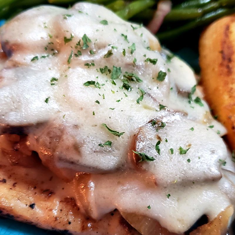 Mushroom Swiss Chicken